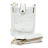 90788, CLEAR TRANSPARENT CROSSBODY BAG/SHOULDER BAG