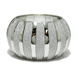 90822, GLITTER ACCENT METAL BANGLE BRACELET