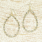 90849, TEARDROP BEADED EARRING