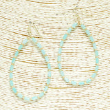 90849, TEARDROP BEADED EARRING
