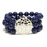 90868, TREE OF LIFE BEADED STRETCH BRACELET