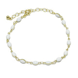 90980, DAINTY OVAL SHAPE BRACELET