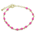 90980, DAINTY OVAL SHAPE BRACELET