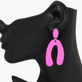 90982, MATTE FINISH ARCH POST EARRING