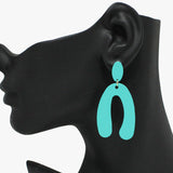 90982, MATTE FINISH ARCH POST EARRING