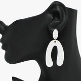 90982, MATTE FINISH ARCH POST EARRING