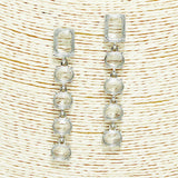 91194, ACRYLIC BUBBLE STONE DROP DANGLE EARRING