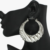 91273, DOOR KNOCKER METAL PIN CATCH EARRING