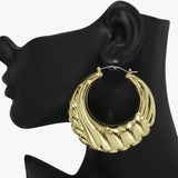 91273, DOOR KNOCKER METAL PIN CATCH EARRING