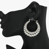 91274, DOOR KNOCKER METAL PIN CATCH EARRING