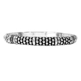 91291, INSPIRED TEXTURE METAL STRETCH BRACELET