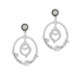 91317, "MOM'S BLESSING" CHARM DANGLE EARRING, MOTHER'S DAY