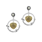 91319, "GRANDMA'S BLESSING" CHARM DANGLE EARRING, MOTHER'S DAY