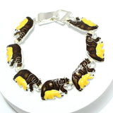 91338, MAMA BEAR EPOXY MAGNETIC CLOSURE BRACELET, MOTHER'S DAY