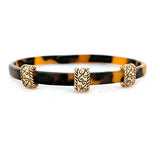 91475, FILIGREE ACCENT CELLULOID ACETATE BRACELET