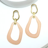 91642, GEOMETRIC RESIN EARRING