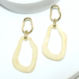 91642, GEOMETRIC RESIN EARRING