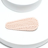 91710, BRAIDED RUBBER FINISH HAIR CLIP