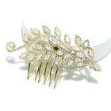 91738, MARQUISE ACCENT CUBIC ZIRCONIA BRIDAL HAIR COMB, WEDDING, PROM