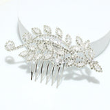 91738, MARQUISE ACCENT CUBIC ZIRCONIA BRIDAL HAIR COMB, WEDDING, PROM