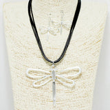 91839, DRAGONFLY CHARM PENDANT NECKLACE, GARDEN