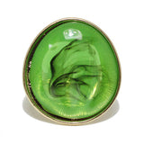 92211, CHUNKY GEOMETRIC CELLULOID ACETATE BANGLE BRACELET