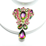 92374, RHINESTONE EVENING PIN BROOCH