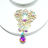 92374, RHINESTONE EVENING PIN BROOCH