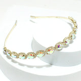 92509, OVAL RHINESTONE ACCENT HEADBAND, WEDDING, BRIDAL, PROM