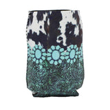 92521, WESTERN CONCHO TURQUOISE 12 OZ BOTTLE DRINK SLEEVE