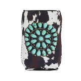 92521, WESTERN CONCHO TURQUOISE 12 OZ BOTTLE DRINK SLEEVE
