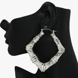 93541, OVERSIZED METAL DOOR KNOCKER PIN CATCH EARRING