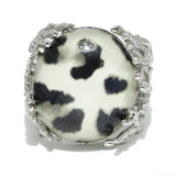 93549, CHUNKY ROUND CELLULOID ACETATE BANGLE BRACELET