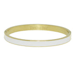 93565, EPOXY ACCENT STAINLESS STEEL BANGLE BRACELET