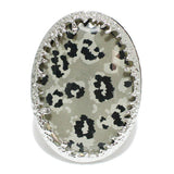 93623, CHUNKY OVAL CELLULOID ACETATE BANGLE BRACELET