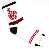 93680, #1 SIGN GAME DAY FOOTBALL SOCKS, COLLEGE, SEASON SPORTS