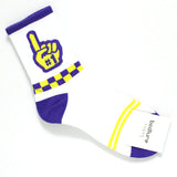 93680, #1 SIGN GAME DAY FOOTBALL SOCKS, COLLEGE, SEASON SPORTS