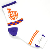 93680, #1 SIGN GAME DAY FOOTBALL SOCKS, COLLEGE, SEASON SPORTS
