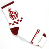 93680, #1 SIGN GAME DAY FOOTBALL SOCKS, COLLEGE, SEASON SPORTS