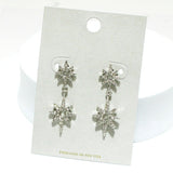 93736, PAVE STARBURST DANGLE EARRING