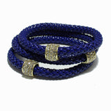 93751, RHINESTONE SLIDE MULTI LAYERED STRETCH BRACELET