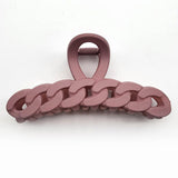 93854, CHAIN LOOK SOLID COLOR HAIR CLAW, HAIR CLIP