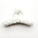 93855, FLUFFY FUR HAIR CLAW, HAIR CLIP