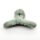 93855, FLUFFY FUR HAIR CLAW, HAIR CLIP