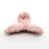 93855, FLUFFY FUR HAIR CLAW, HAIR CLIP