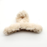93855, FLUFFY FUR HAIR CLAW, HAIR CLIP