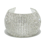 93871, PAVE RHINESTONE BRACELET, WEDDING, BRIDAL, PROM