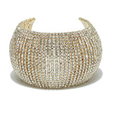 93871, PAVE RHINESTONE BRACELET, WEDDING, BRIDAL, PROM