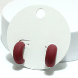 93918, RUBBER COATED POST EARRING