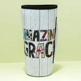 94039, "AMAZING GRACE" ART PRINT 30 OZ TUMBLER DRINK SLEEVE